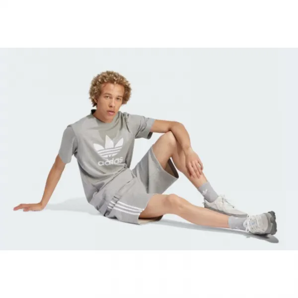 Pánske teplákové kraťasy ADIDAS ORIGINALS 3-STRIPE SHORT-MGREYH