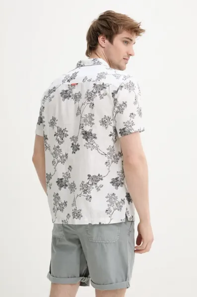 Košeľa s prímesou ľanu Superdry