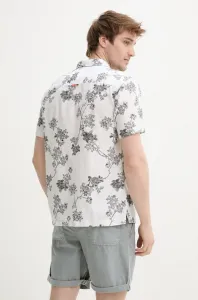 Košeľa s prímesou ľanu Superdry