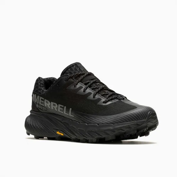Pánska bežecká trailová obuv MERRELL Agility Peak 5 GTX black black