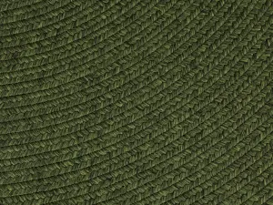 Koberec Braided Trenzado zelený kruh