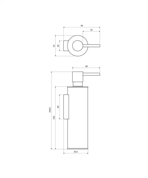 Omnires Modern Project MP60721GL