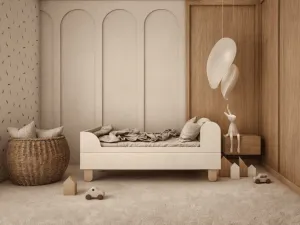Detská jednolôžková posteľ s dvoma čelami BASIC Zvoľte farbu: Mocca, Zvoľte rozmer: 80x160 cm