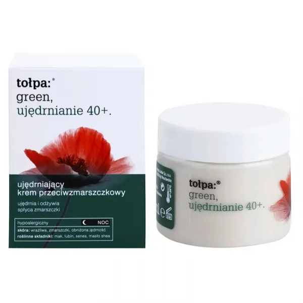 Tołpa Green Firming 40+ spevňujúci nočný krém proti vráskam s protivráskovým účinkom 50 ml