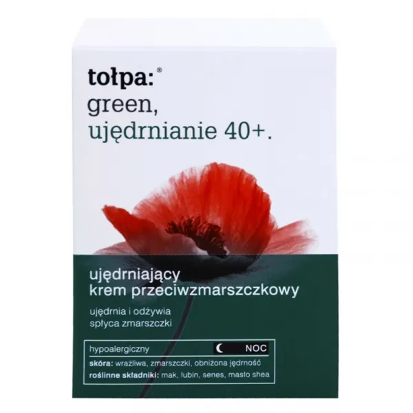 Tołpa Green Firming 40+ spevňujúci nočný krém proti vráskam s protivráskovým účinkom 50 ml