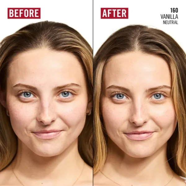 Rimmel Kind & Free Glow It Up ľahký hydratačný make-up odtieň 160 Vanilla 30 ml