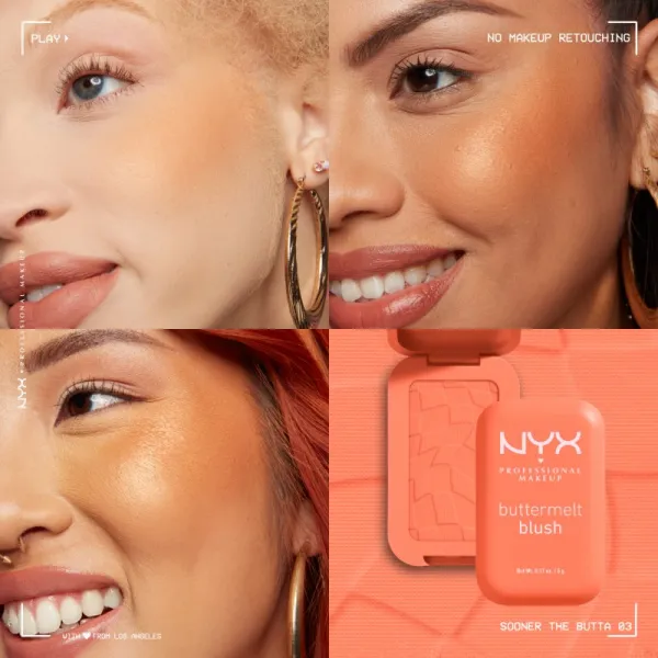NYX Professional Makeup Buttermelt Blush púdrová lícenka odtieň 03 Sooner The Butta 5 g