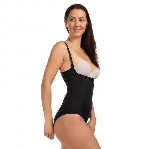 Dámske body Julimex sťahovacie čierne (219) S