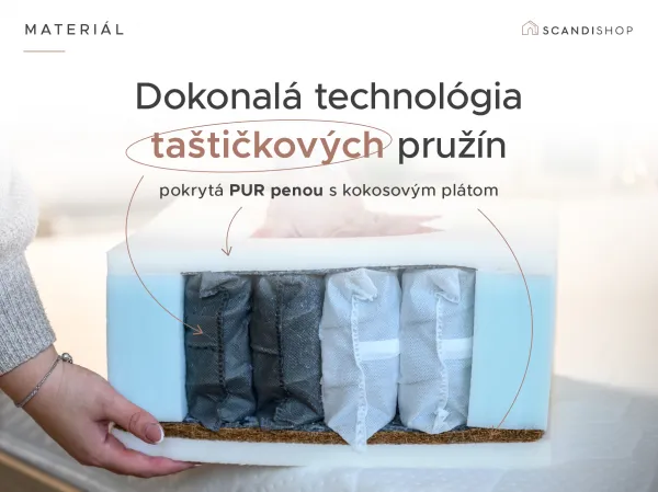 Kokosový matrac COCO MAXI 20 cm 90 x 200 cm Ochrana matraca: BEZ chrániča matraca