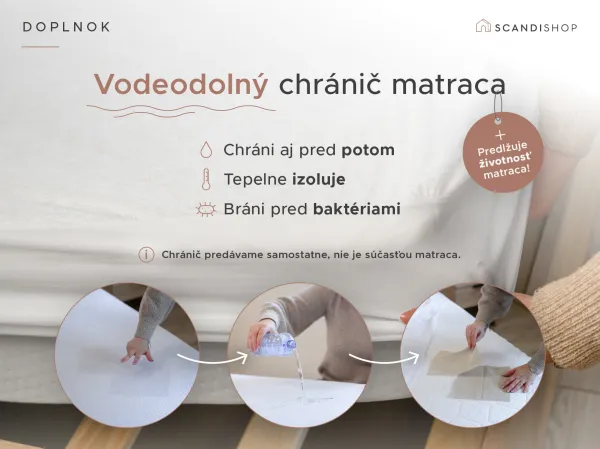 Kokosový matrac COCO MAXI 20 cm 140 x 200 cm Ochrana matraca: BEZ chrániča matraca