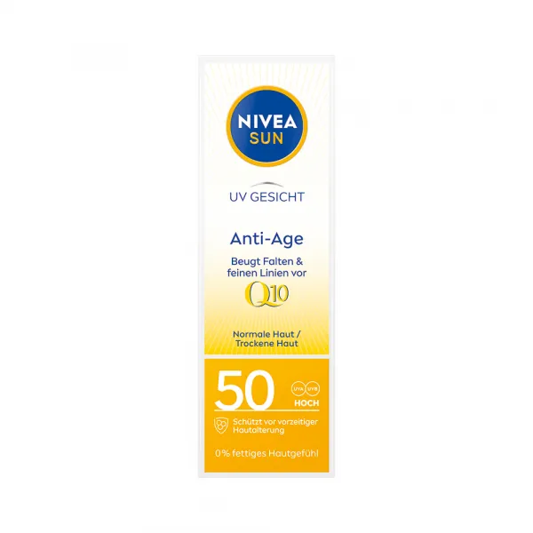 NIVEA SUN protivráskový krém na opaľovanie SPF 50 50 ml