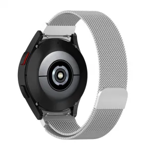 Tech-Protect Milanese remienok na Samsung Galaxy Watch 4 / 5 / 5 Pro / 6 / 7 / FE, silver