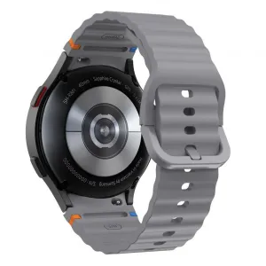 Tech-Protect Silicone Sport remienok na Samsung Galaxy Watch 4 / 5 / 5 Pro / 6 / 7 / FE, crayon grey