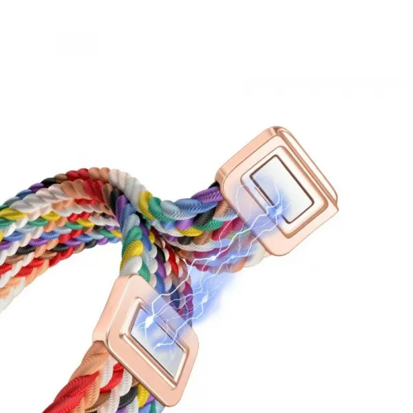 Tech-Protect Nylonmag remienok na Xiaomi Smart Band 8 / 9 / NFC, starlight