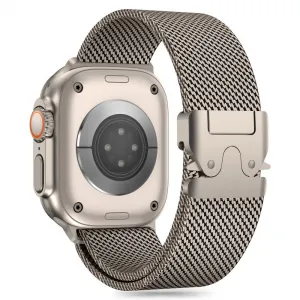Tech-Protect Milano remienok na Apple Watch 44/45/46/49mm, titanium