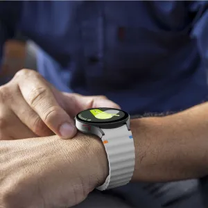 Tech-Protect Silicone Sport remienok na Samsung Galaxy Watch 4 / 5 / 5 Pro / 6 / 7 / FE, starlight