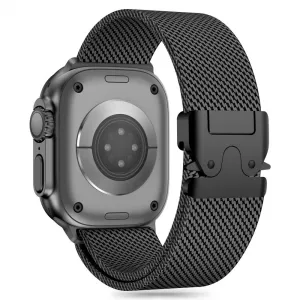 Tech-Protect Milano remienok na Apple Watch 45/45/46/49mm, black