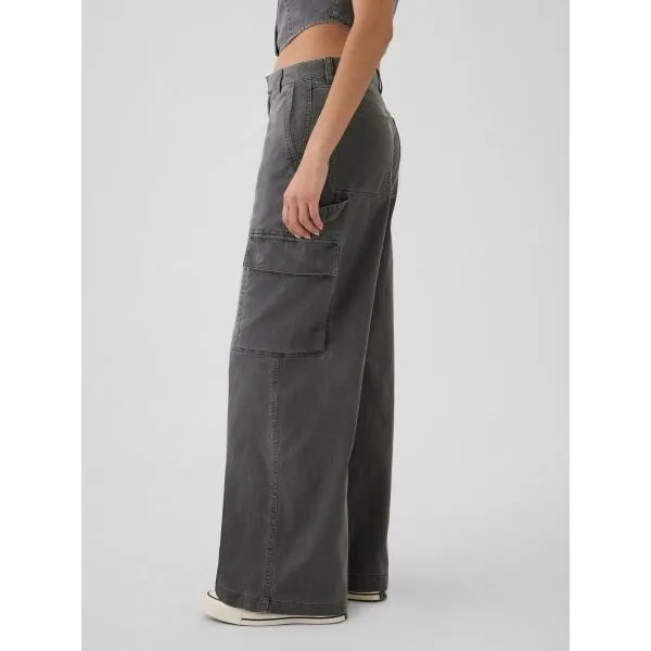 GAP Trousers with pockets Baggy Khaki Cargo - Women's