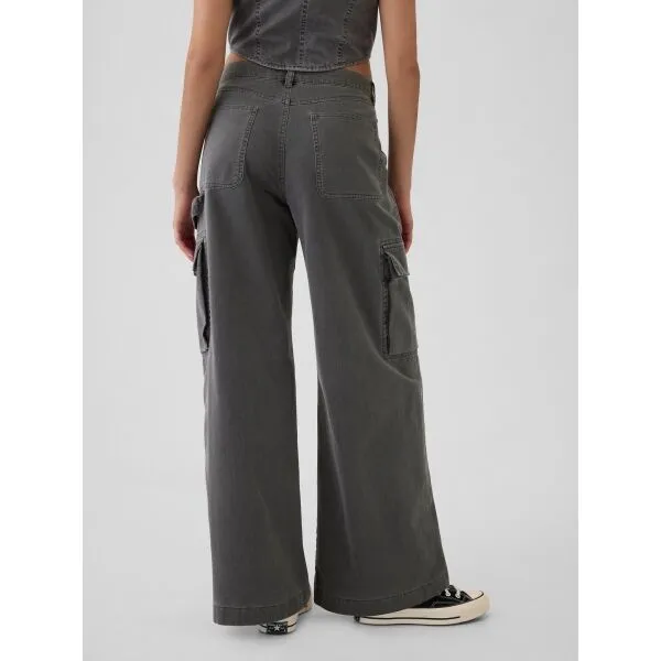 GAP Trousers with pockets Baggy Khaki Cargo - Women's