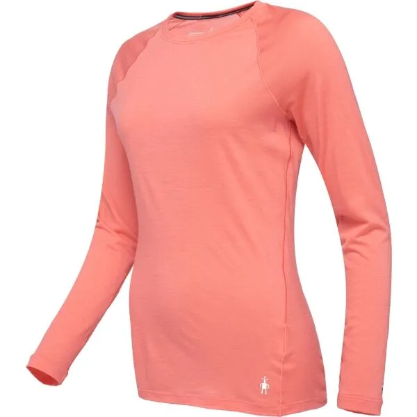 Funkčné tričko dámske Smartwool Classic All-Season Merino Base Layer Long Sleeve - coral reef
