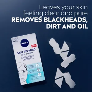 NIVEA Skin Refining čistiace pleťové náplasti 6 ks