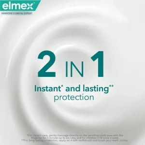 ELMEX Sensitive zubná pasta 2 v 1 Instant Care 75 ml