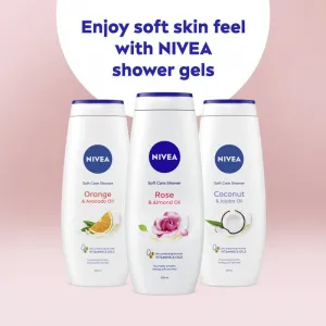 NIVEA Rose & Almond Oil sprchový gél 500 ml