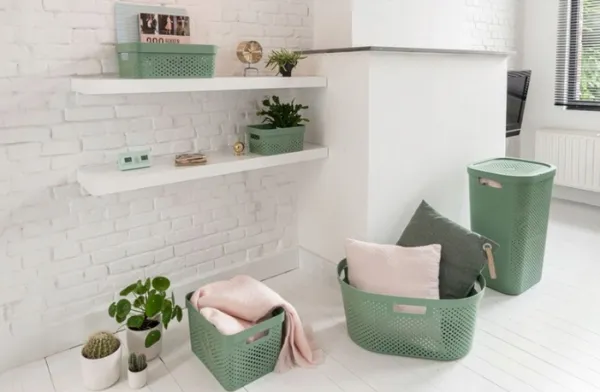 CURVER Úložný box INFINITY DOTS 11l recyklovaný plast | zelená