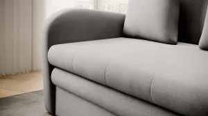 Eltap Rozkládací pohovka ARIO 130 cm Nube 03/Nube 03 šedá