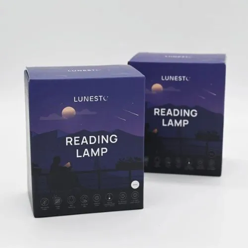 LED Lampička na čítanie bez modrej zložky s clip-onom Farba: Biela