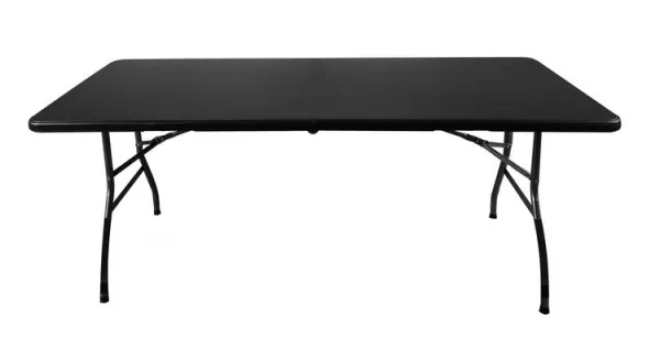 JAKS Skladací pivný set 180 cm čierny