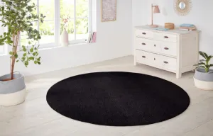 Koberec Nasty čierny kruh