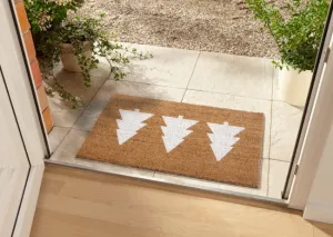 Rohožka Mix Mats biele stromčeky