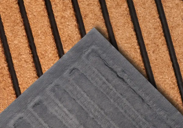 Rohožka Mix Mats Striped čierna / béžová