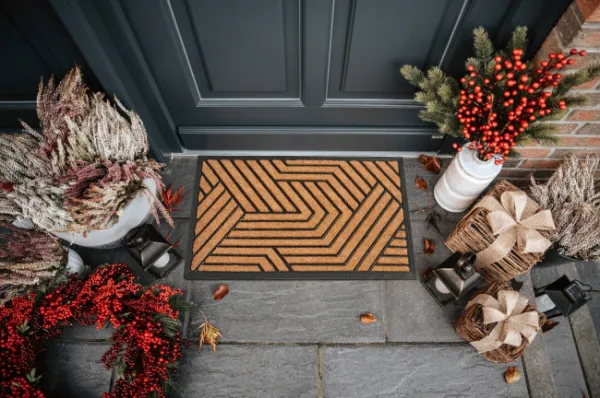 Rohožka Mix Mats Labyrinth čierna / béžová