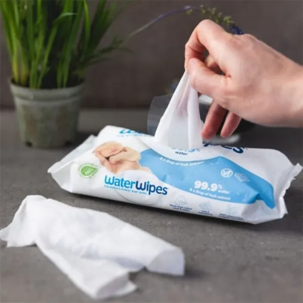 WaterWipes Baby Wipes detské jemné vlhčené obrúsky 60 ks