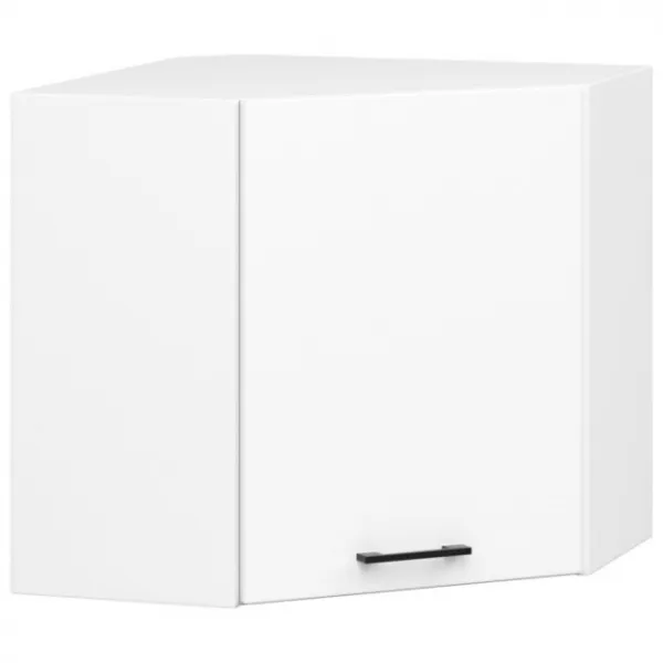 Ak furniture Kuchyňská rohová linka Olivie 3 m prosklená bílá/dub sonoma