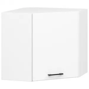 Ak furniture Kuchyňská rohová linka Olivie 3 m prosklená bílá/dub sonoma