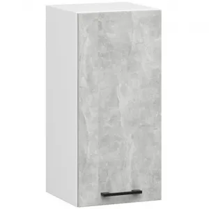 Ak furniture Kuchyňská rohová linka Olivie 3 m prosklená beton/dub sonoma
