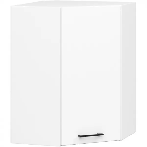 Ak furniture Kuchyňská rohová linka Olivie 3 m H720 prosklená bílá/dub sonoma