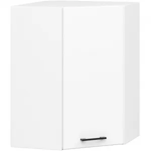 Ak furniture Kuchyňská rohová linka Olivie 3 m H720 prosklená bílá/dub sonoma