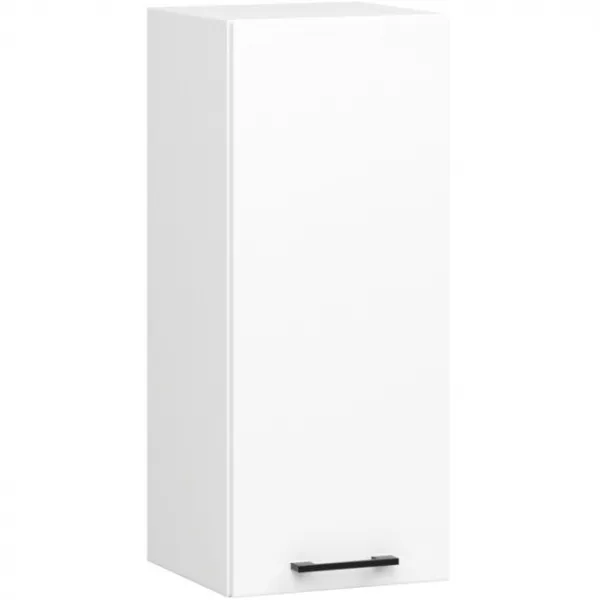 Ak furniture Kuchyňská rohová linka Olivie 3 m H720 prosklená bílá/dub sonoma