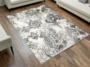 Koberec Argent 14721 U11 ornament modrý / krémový / sivý