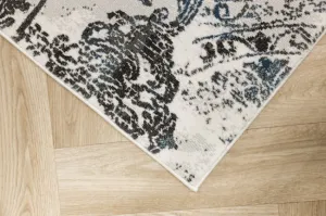 Koberec Argent 14721 U11 ornament modrý / krémový / sivý