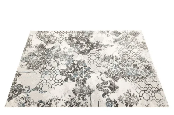 Koberec Argent 14721 U11 ornament modrý / krémový / sivý