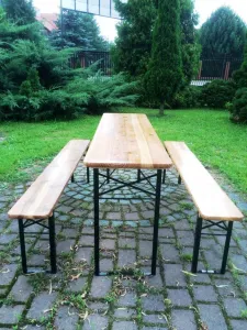 JAKS Pivný set 177 cm drevený