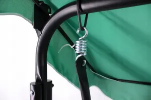 JAKS Záhradná hojdačka tmavo zelená