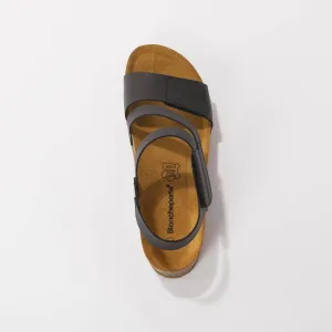 Kožené sandále na suchý zips