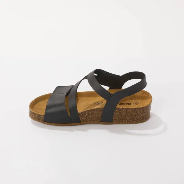 Kožené sandále na suchý zips