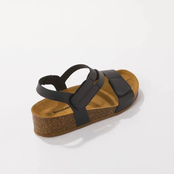 Kožené sandále na suchý zips